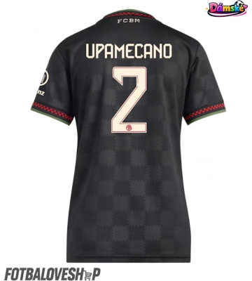 Bayern Munich Dayot Upamecano #2 Dámské Alternativní Dres 2025-26 Krátký Rukáv